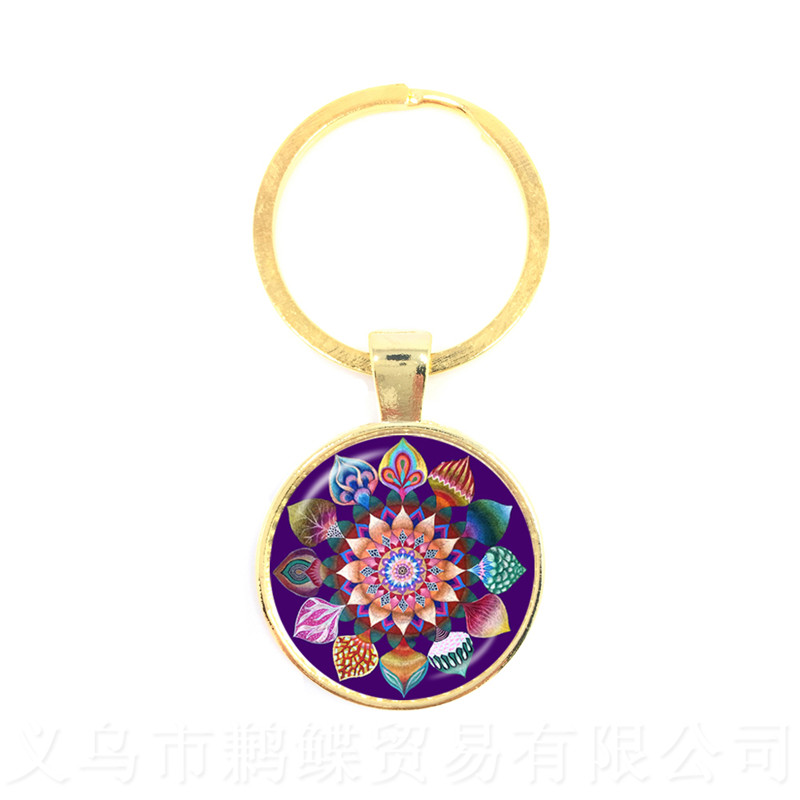 Women Fashion Online Shopping - Vintage Jewelry Mandala Keychain Henna OM