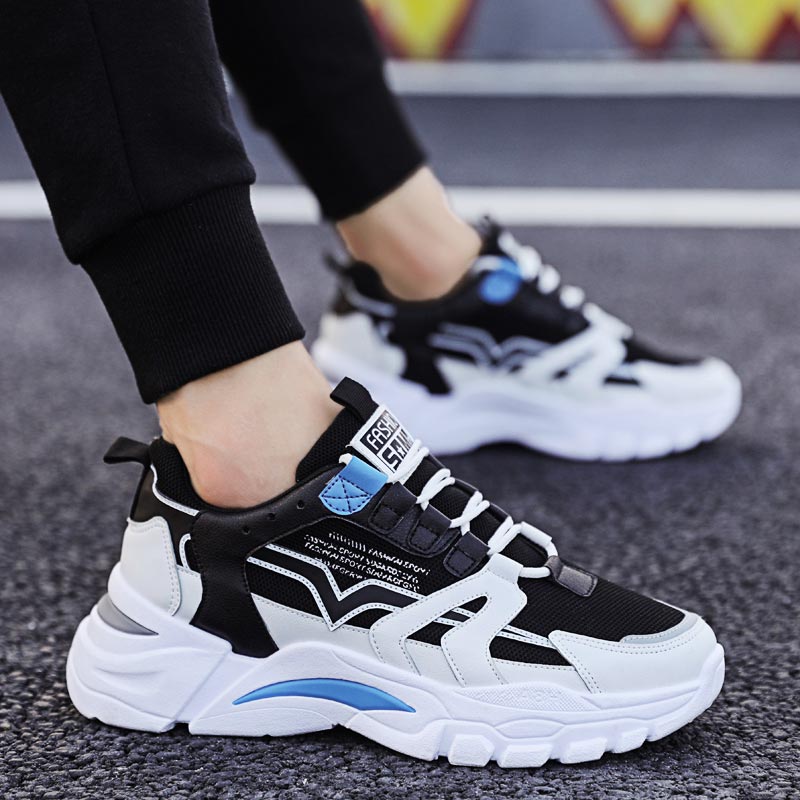 Women Fashion Online Shopping - Big Size Chunky Height Man Sneakers
