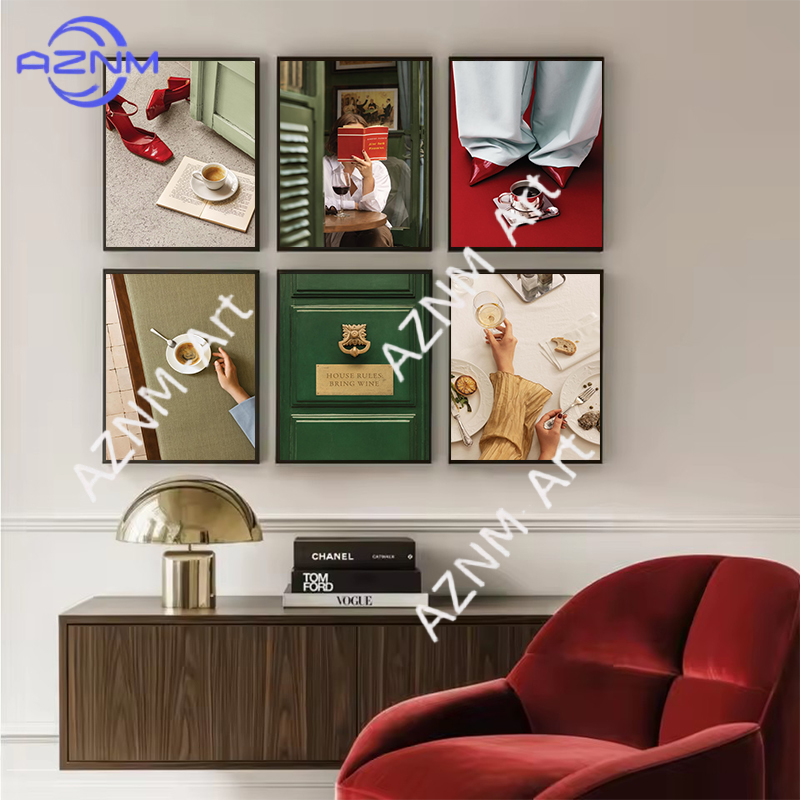 Women'S Fashion Magazine - Fashion Women Afternoon Tea Coffee Poster