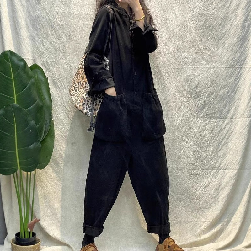 Women'S Fashion Utility Pants - Casual Women Jumpsuit Cargo Loose Wide
