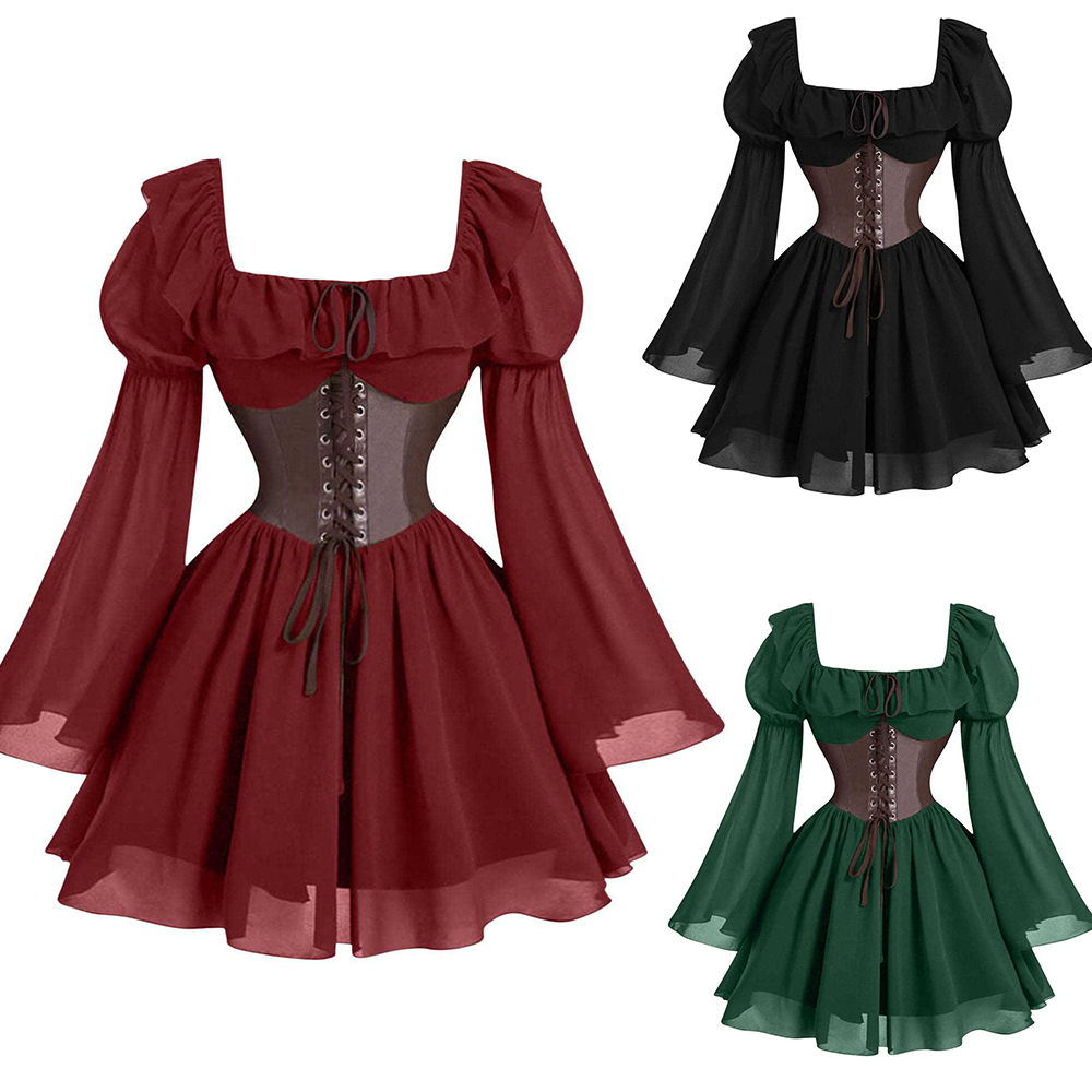 Women'S Fashion Renaissance Period - Renaissance Period Medieval New Long Sleeved
