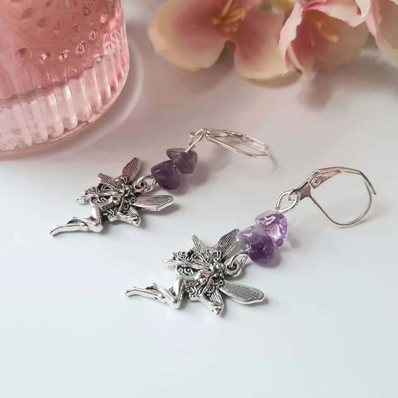 Women'S Fashion Renaissance Period - Bohemian Renaissance Period Irregular Amethyst Elf