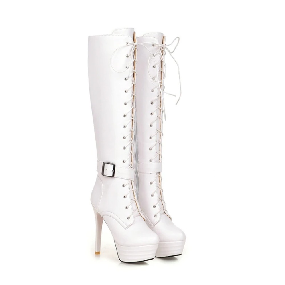 Women'S Fashion Riding Boots - Knee High Boots Womens Botas Mujer