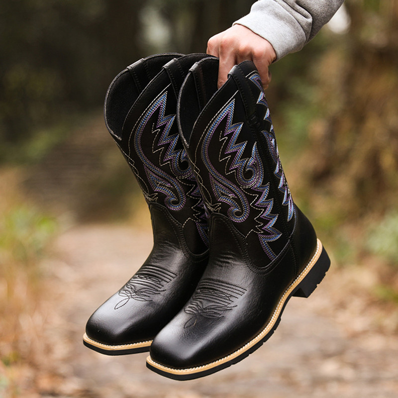 Fashion Men Women Mid-calf Boo - Women'S Fashion Riding Boots ulasan dan harga