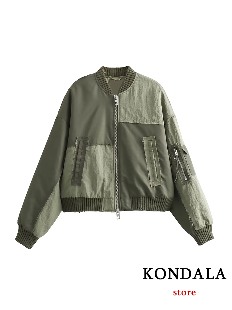  Streetwear Armygreen Bomber J - Women'S Fashion Bomber Jacket ulasan dan harga