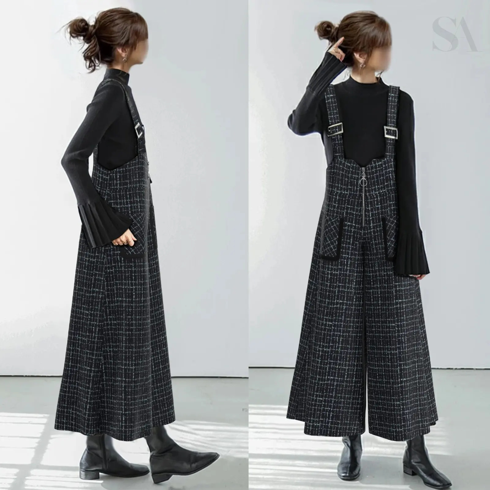 Japanese Style Vintage Utility - Women'S Fashion Utility Pants ulasan dan harga