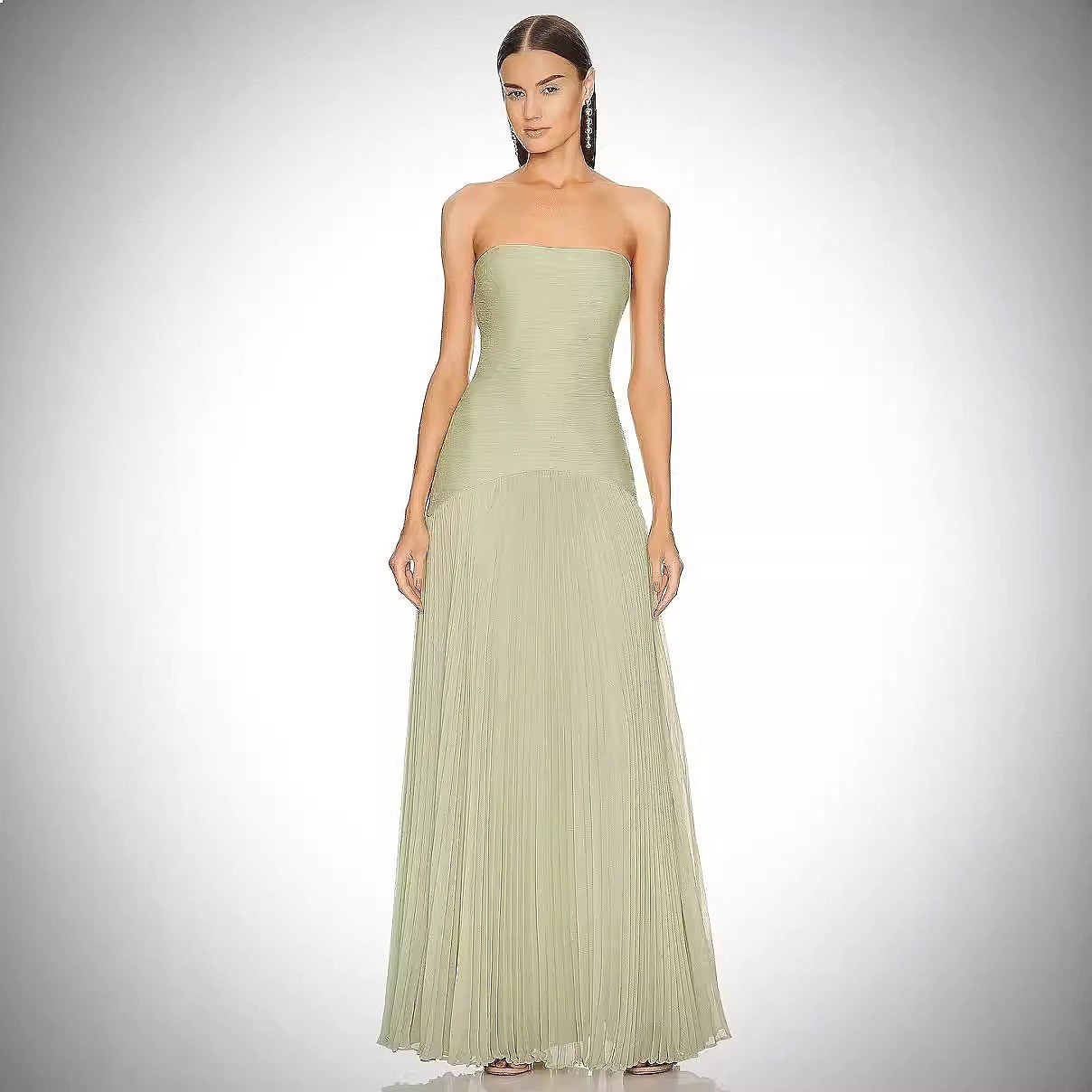 Fashion Ruched Tube Top Dress  - Ruched Dress Mini ulasan dan harga