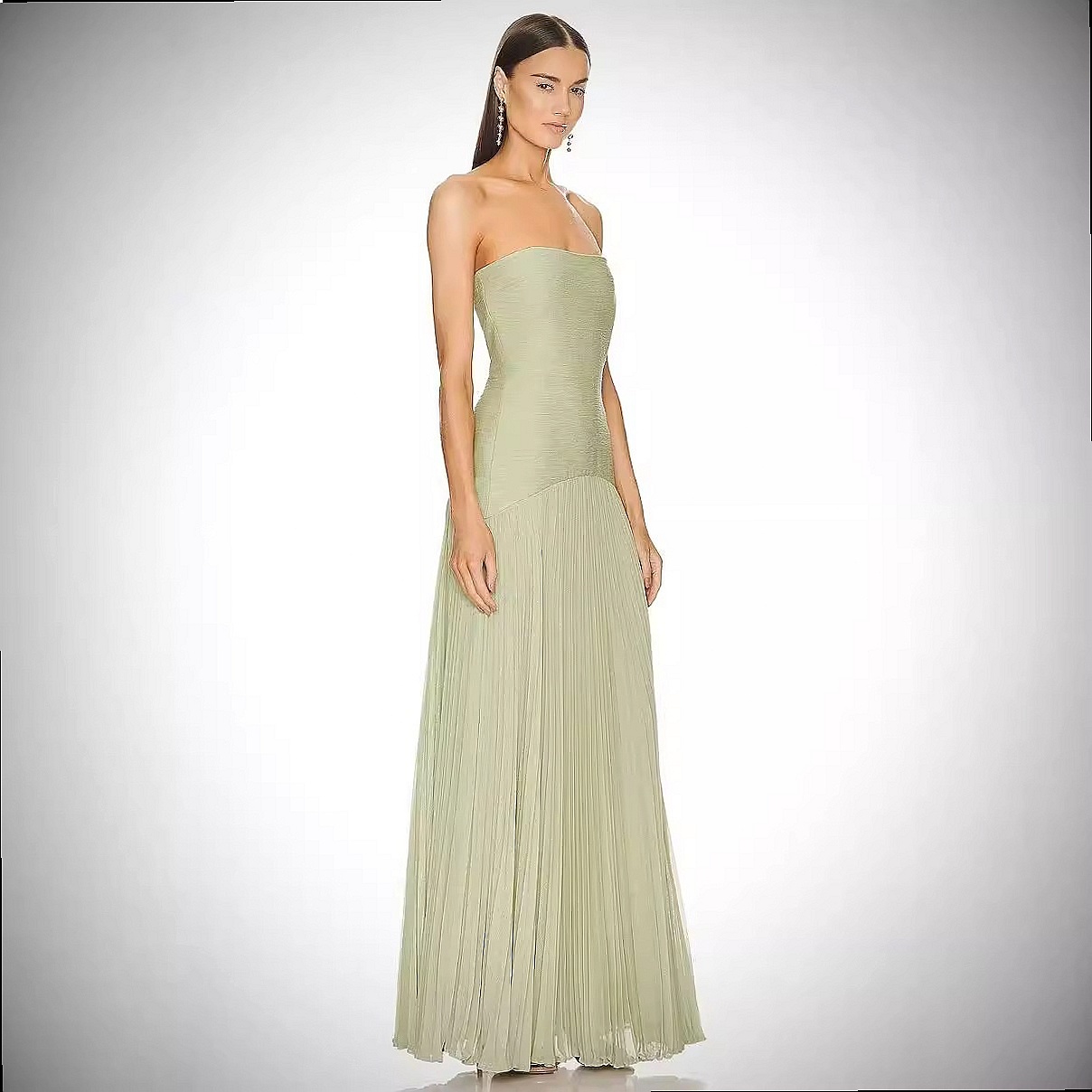 Fashion Ruched Tube Top Dress  - Ruched Dress Mini ulasan dan harga