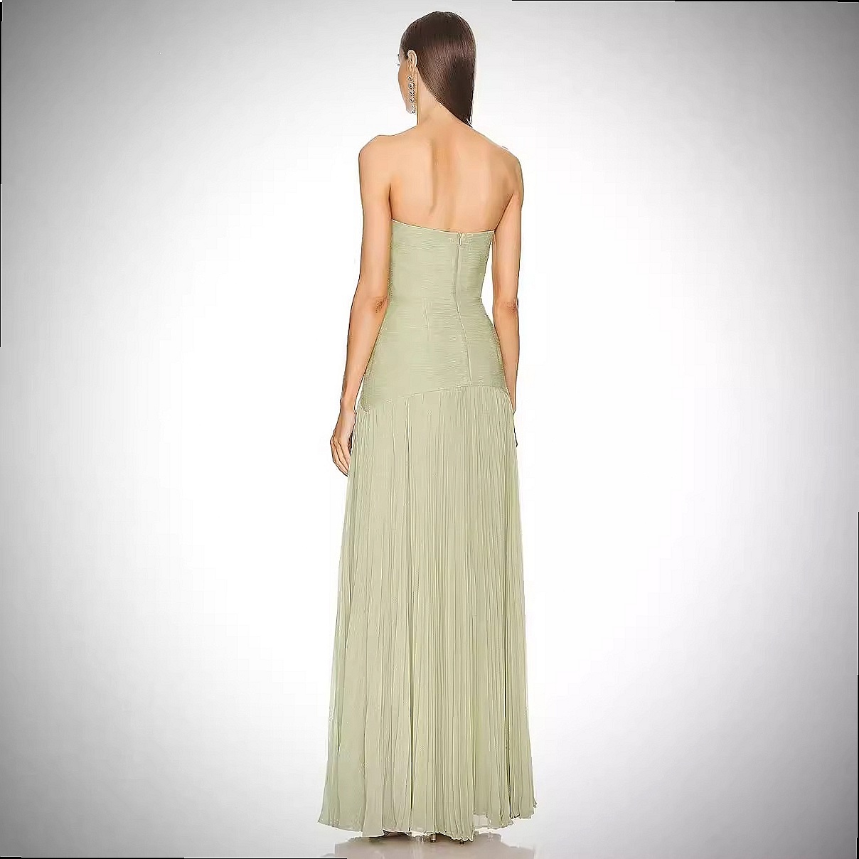 Fashion Ruched Tube Top Dress  - Ruched Dress Mini ulasan dan harga