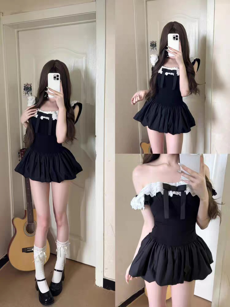 Coquette Korean Sexy Off Shoul - Ruched Dress Mini ulasan dan harga