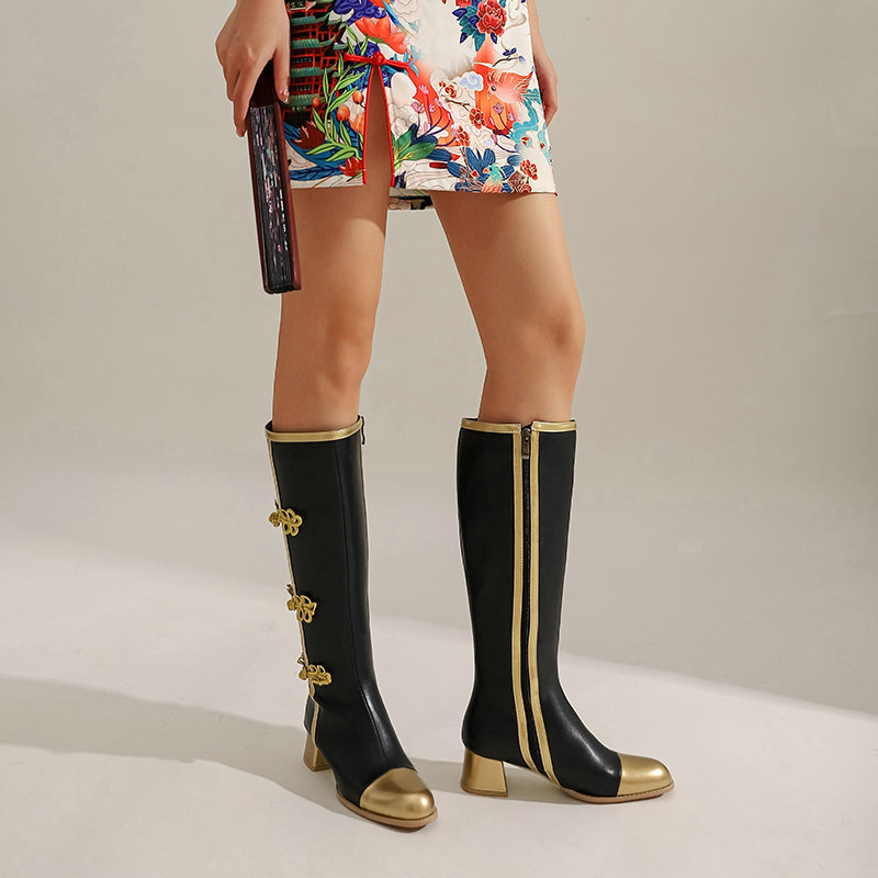 Big Size Fashion Knee High Boo - Winter Fashion Women Boots ulasan dan harga