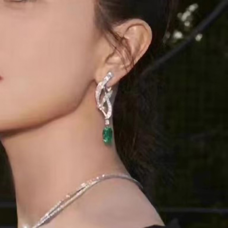 Retro Luxury Emerald Square Di - Women'S Fashion Magazine ulasan dan harga