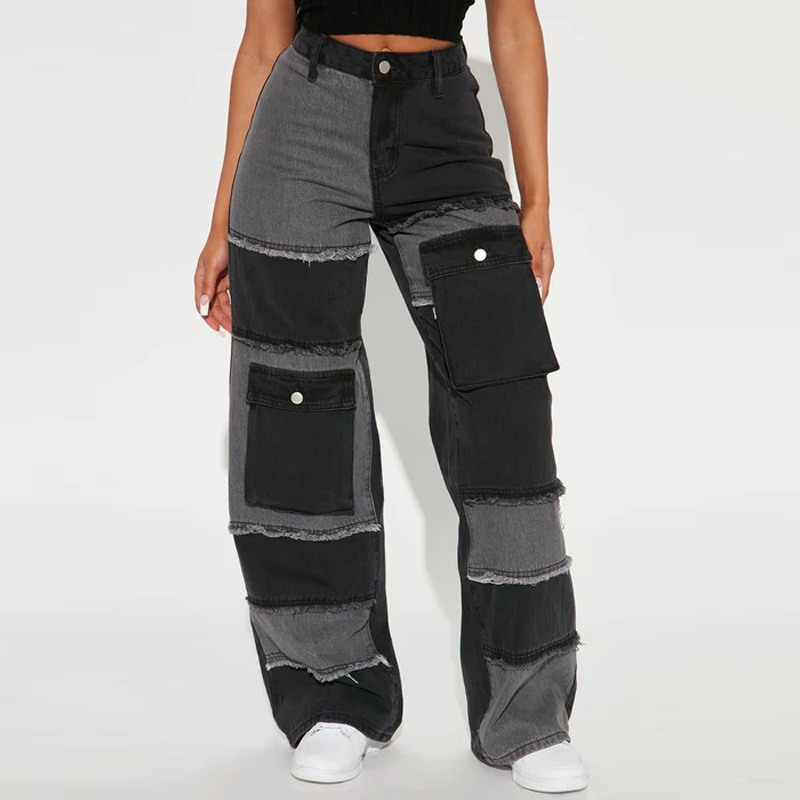 Utility Style Color Block Mult - Women'S Fashion Utility Pants ulasan dan harga