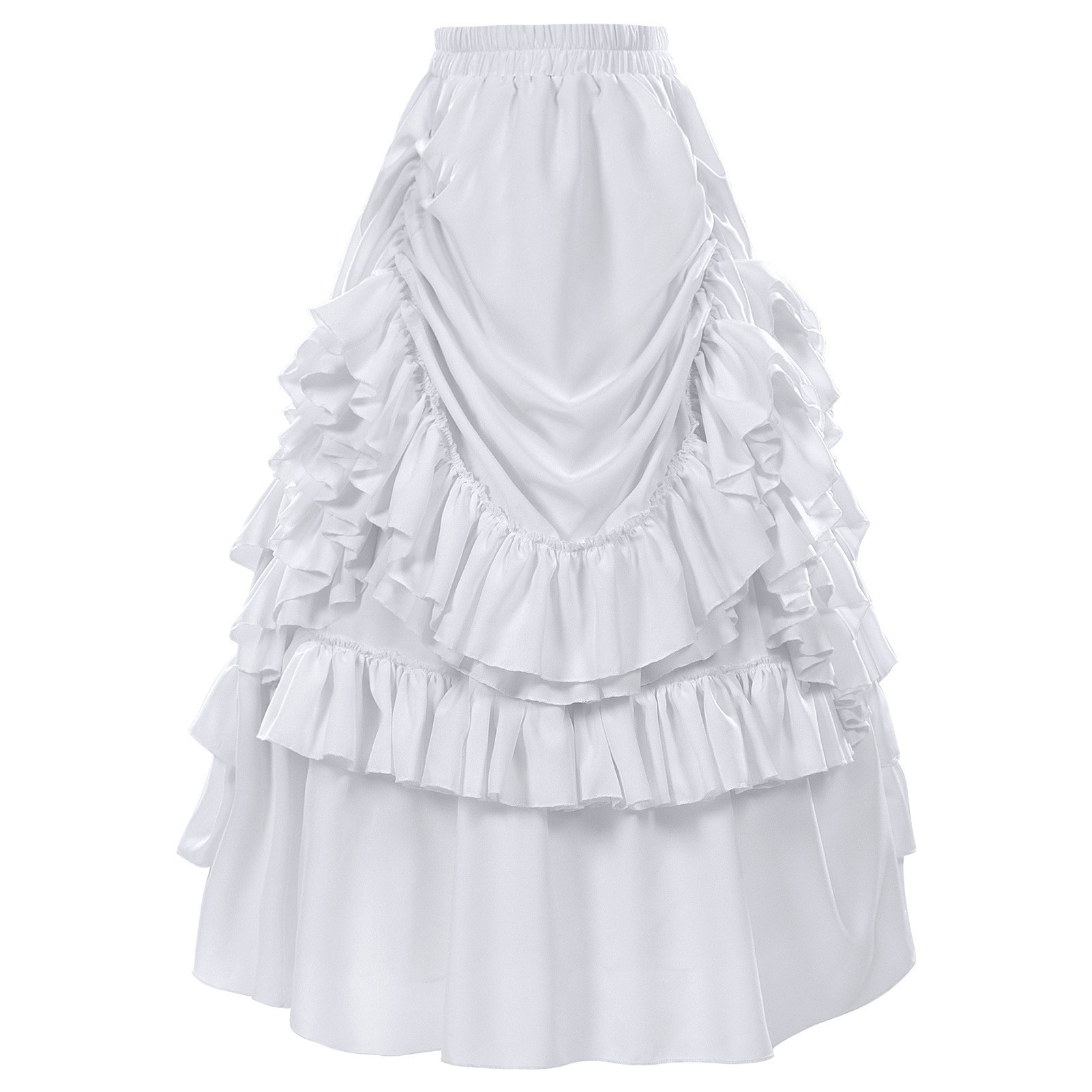 Retro Gothic Style Short Skirt - Women'S Fashion Renaissance Period ulasan dan harga