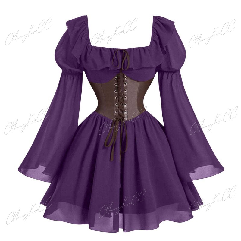 Renaissance Period Medieval Ne - Women'S Fashion Renaissance Period ulasan dan harga