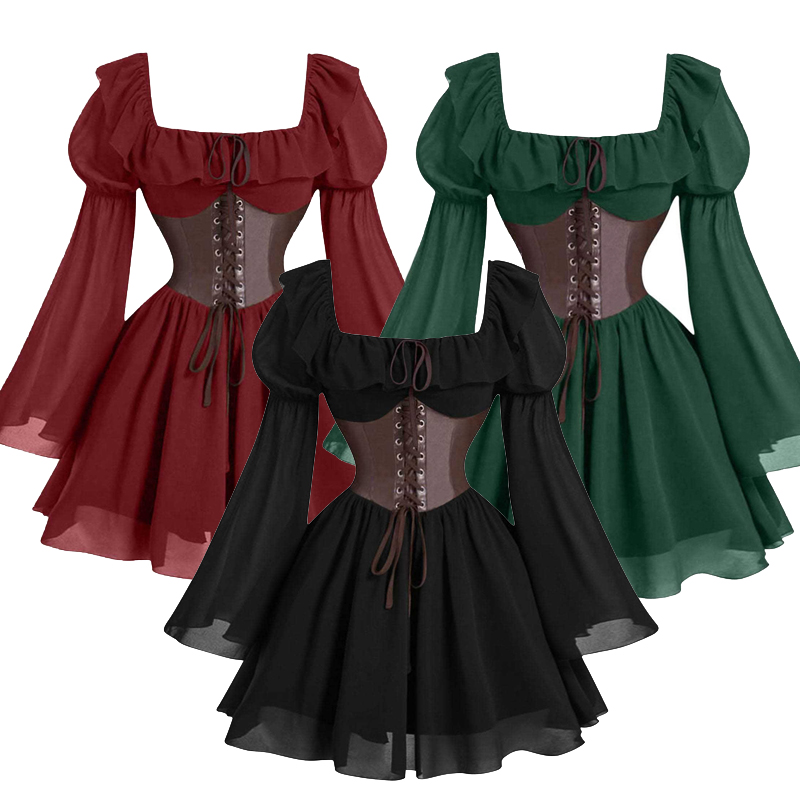 New Medieval Renaissance Perio - Women'S Fashion Renaissance Period ulasan dan harga