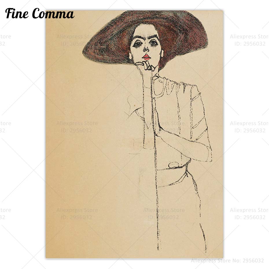 Portrait of a Woman Egon Schie - Women Fashion Pose ulasan dan harga