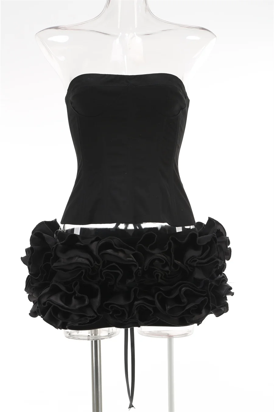 VC Christmas Dress Strapless R - Ruched Dress Mini ulasan dan harga