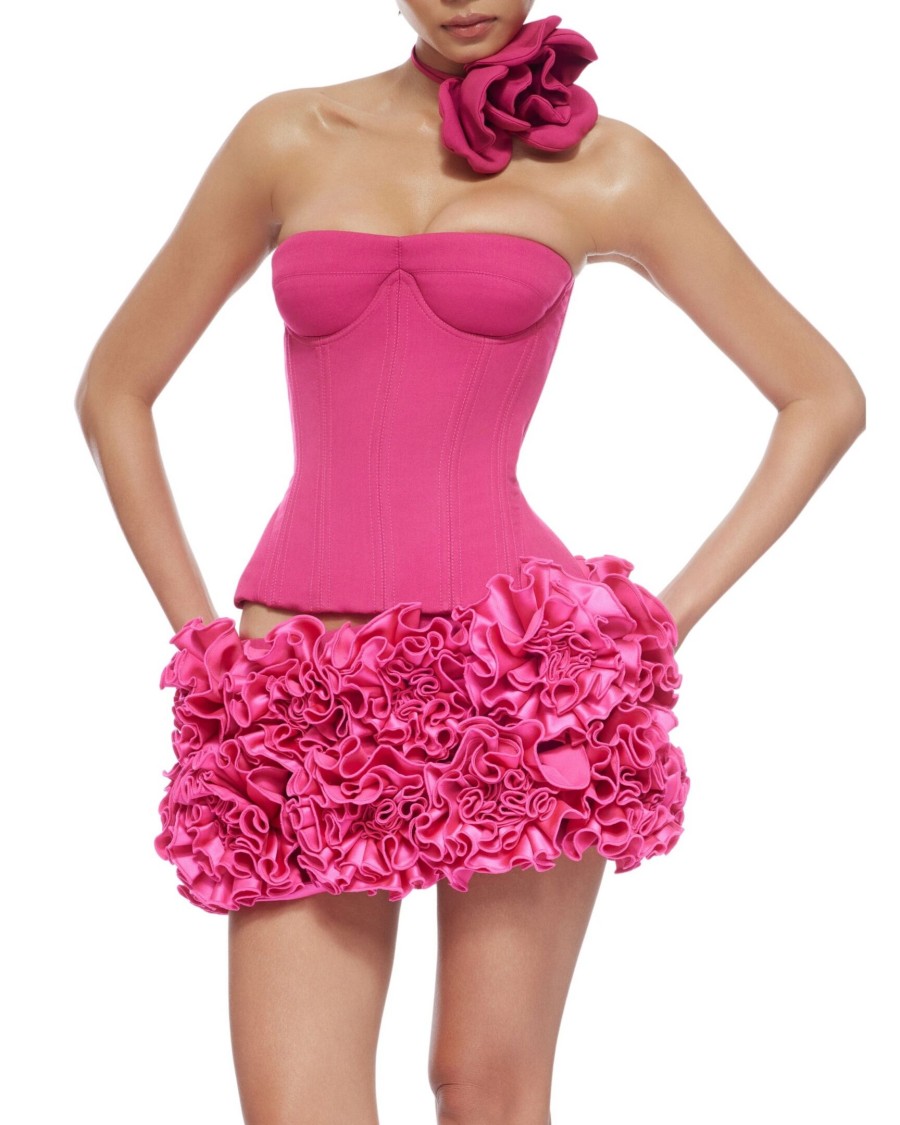 VC Christmas Dress Strapless R - Ruched Dress Mini ulasan dan harga