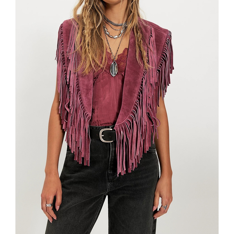Women's Y2k Vintage Suede Vest - Women'S Fashion In The 70S ulasan dan harga