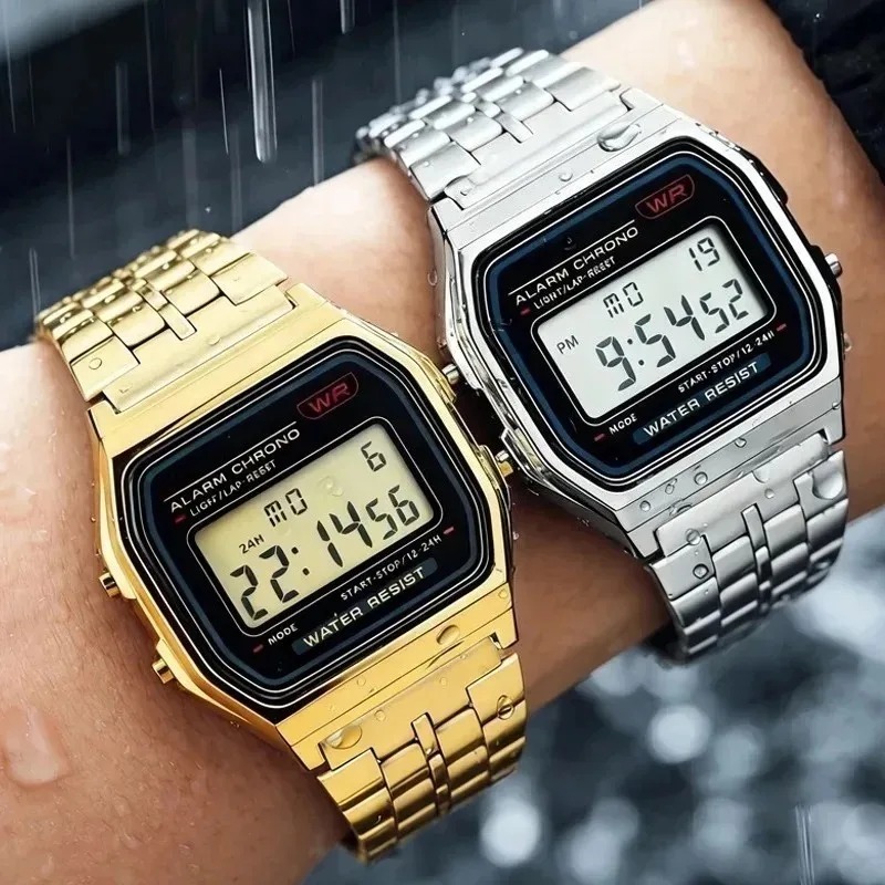 Luxury F91W Steel Band Watches - Women'S Fashion Digital Watch ulasan dan harga