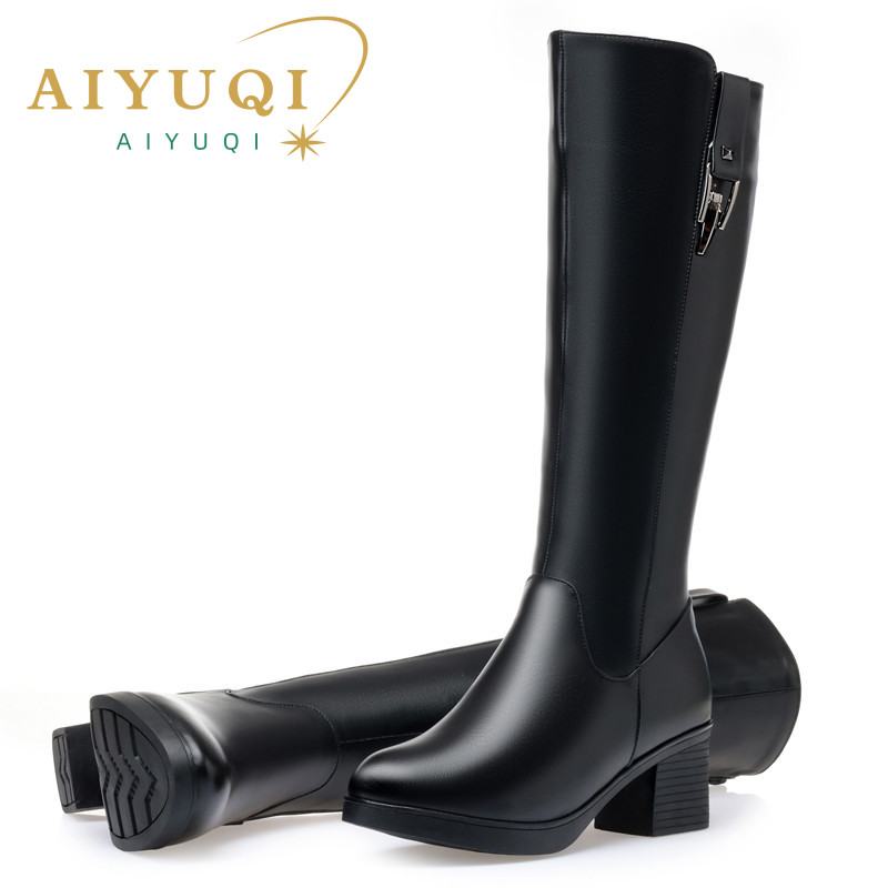 AIYUQI Winter Women Long Boots - Women'S Fashion Riding Boots ulasan dan harga
