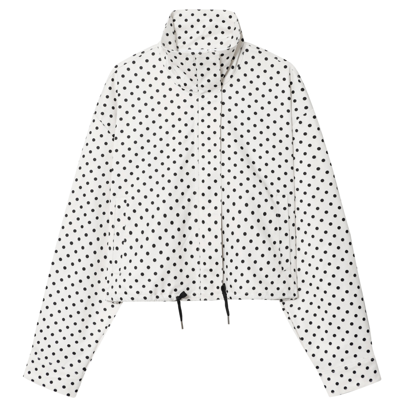 HXAO Polka Dot Bomber Jacket W - Women'S Fashion Bomber Jacket ulasan dan harga