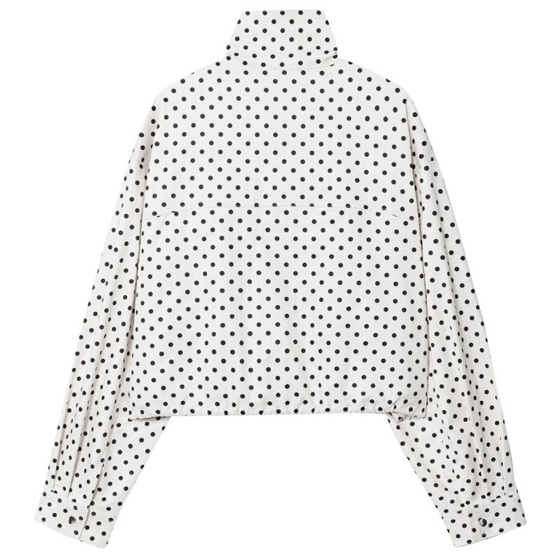 HXAO Polka Dot Bomber Jacket W - Women'S Fashion Bomber Jacket ulasan dan harga