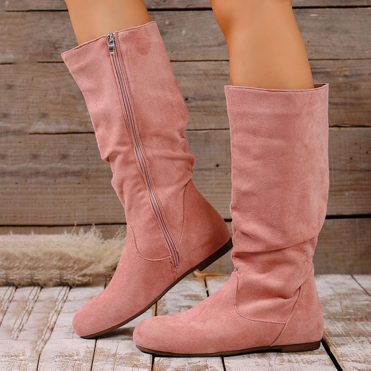 2026 New Fashion Round Toe Sue - Winter Fashion Women Boots ulasan dan harga