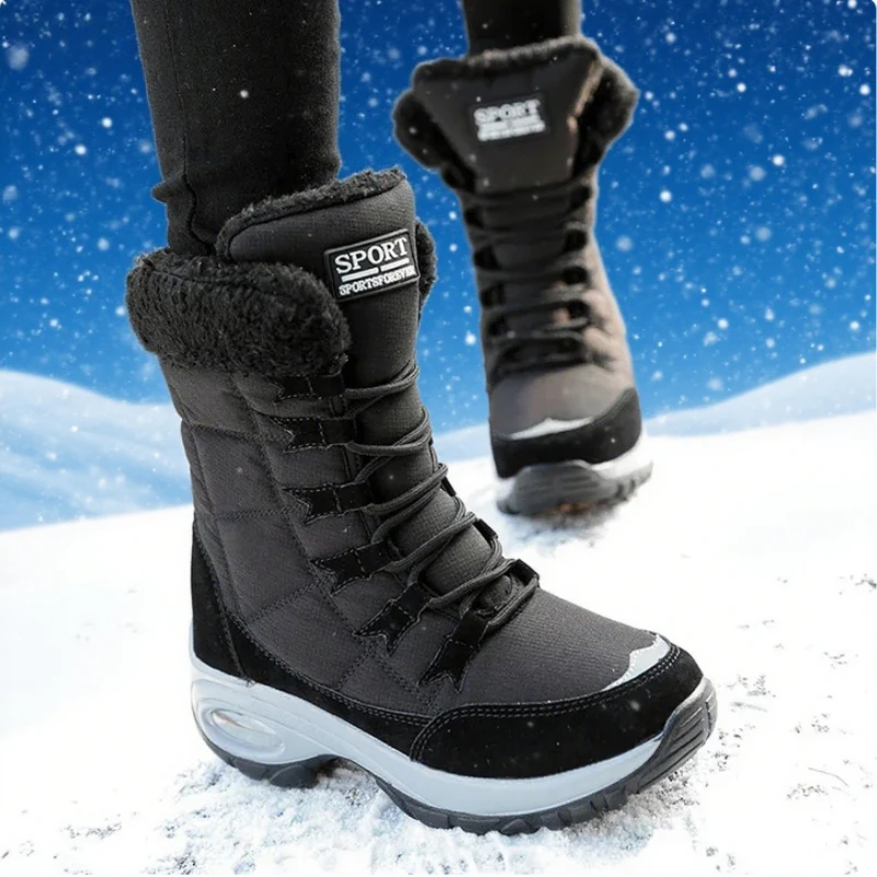Women Boots Winter Keep Warm H - Women'S Fashion Hiking Boots ulasan dan harga