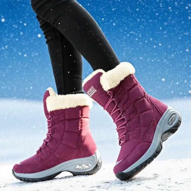 Women Boots Winter Keep Warm H - Women'S Fashion Hiking Boots ulasan dan harga
