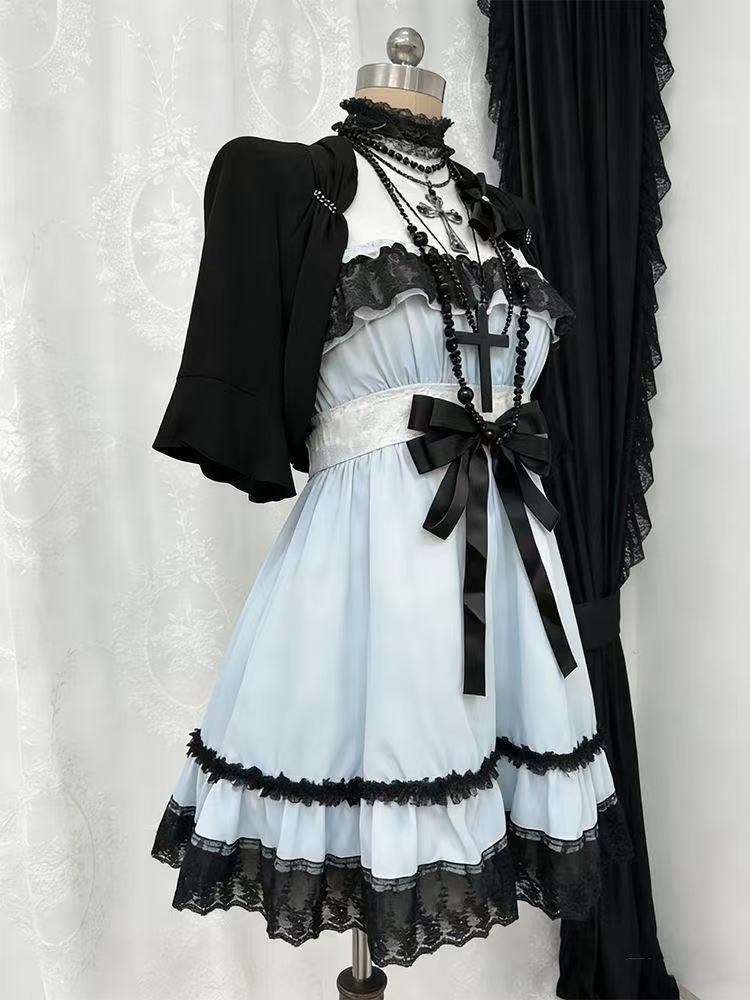 Gothic Punk Fashion Cute 2 Pie - Ruched Dress Mini ulasan dan harga