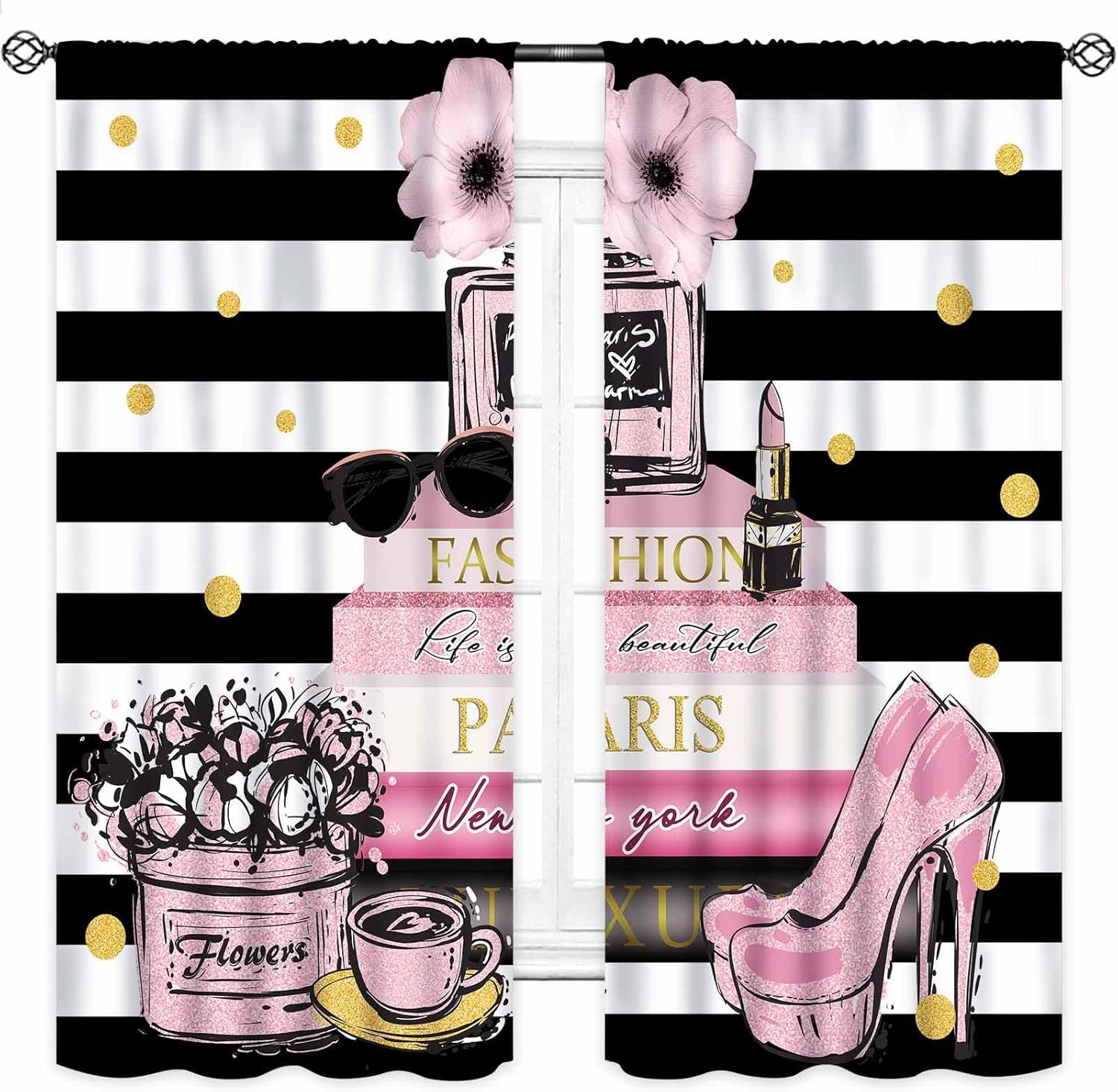 Pink Fashion Women Curtain for - Women'S Fashion Magazine ulasan dan harga