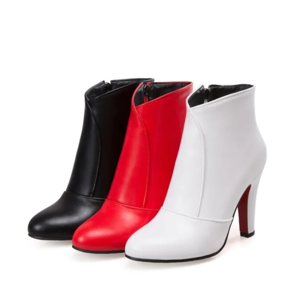 Botas De Mujer Round Toe Ankle - Women'S Fashion Riding Boots ulasan dan harga