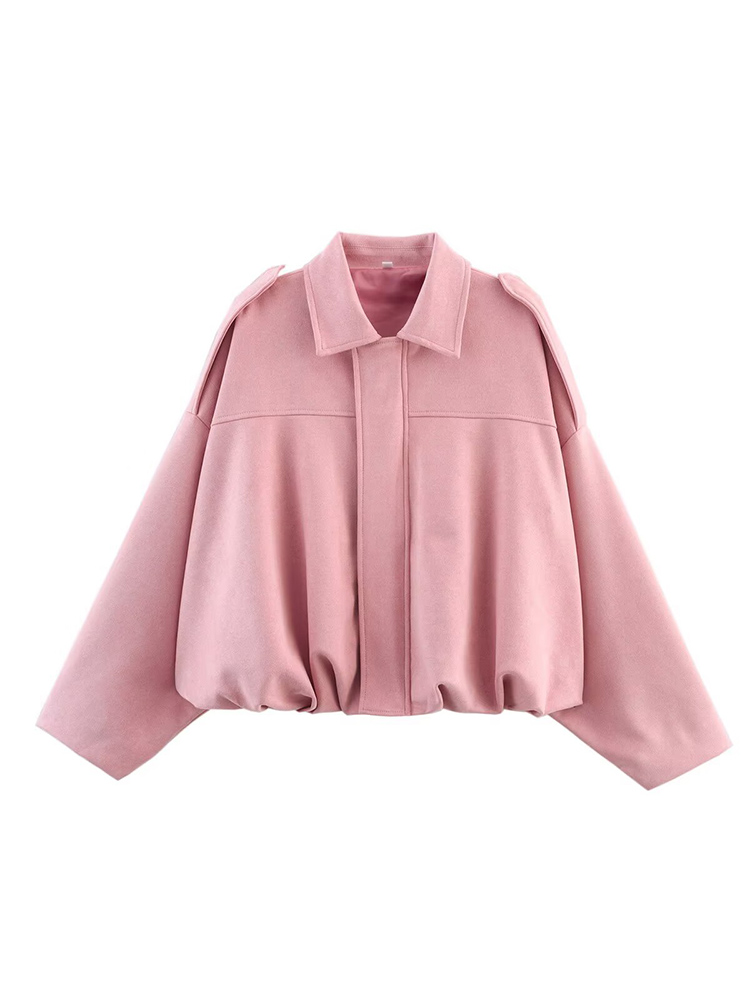 TFMLN Women Suede Bomber Jacke - Women'S Fashion Bomber Jacket ulasan dan harga