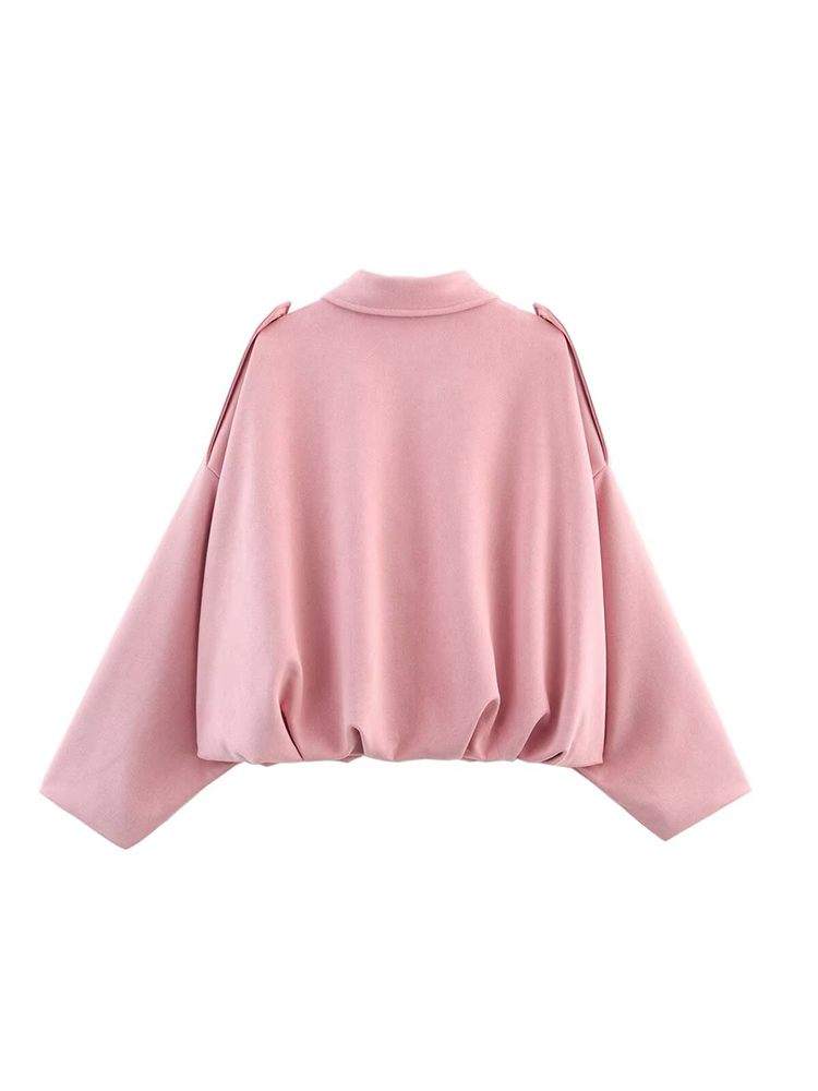 TFMLN Women Suede Bomber Jacke - Women'S Fashion Bomber Jacket ulasan dan harga