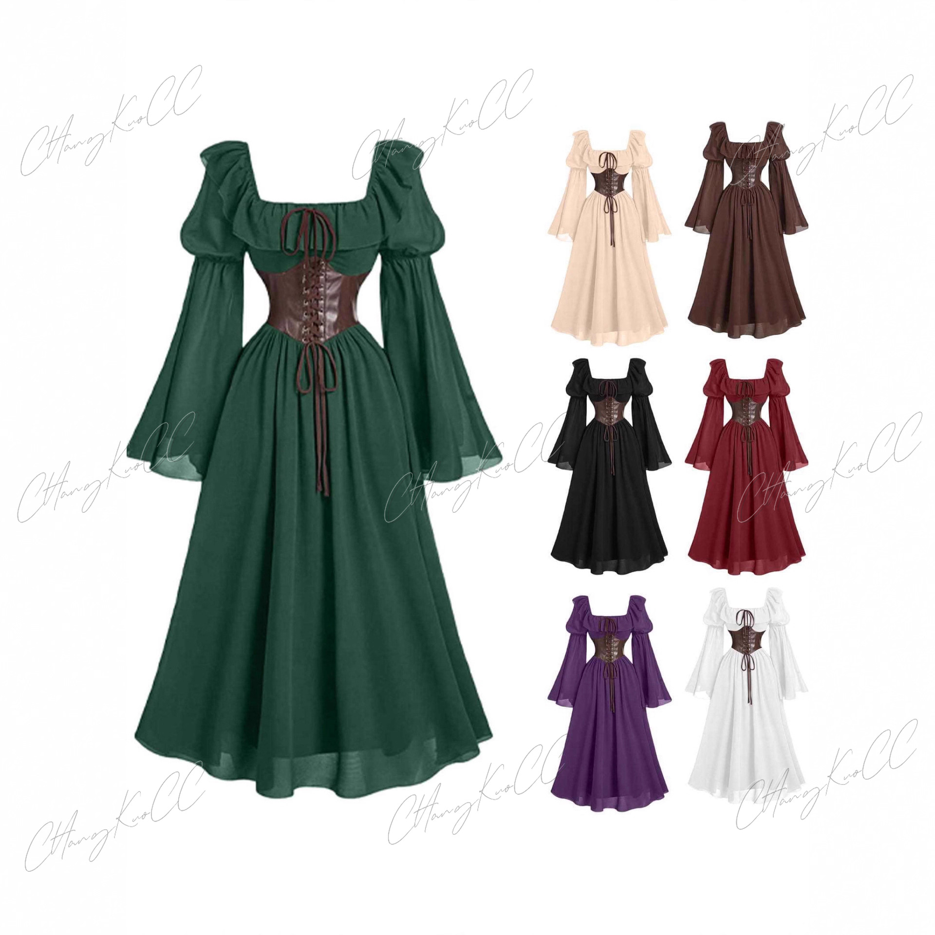 Renaissance Period Medieval Ne - Women'S Fashion Renaissance Period ulasan dan harga