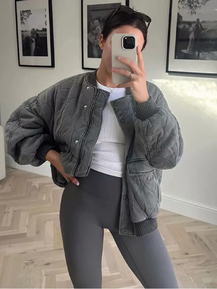 ETJ 2025  Women's New fashion  - Women'S Fashion Bomber Jacket ulasan dan harga