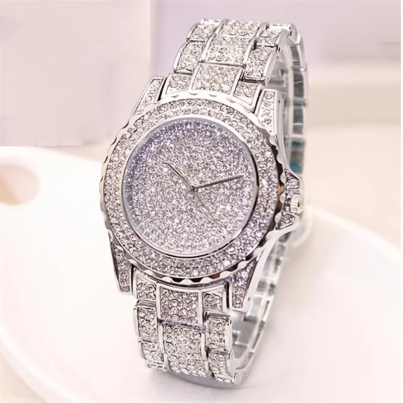 Fashion Crystal Full Steel Wom - Women'S Fashion Digital Watch ulasan dan harga