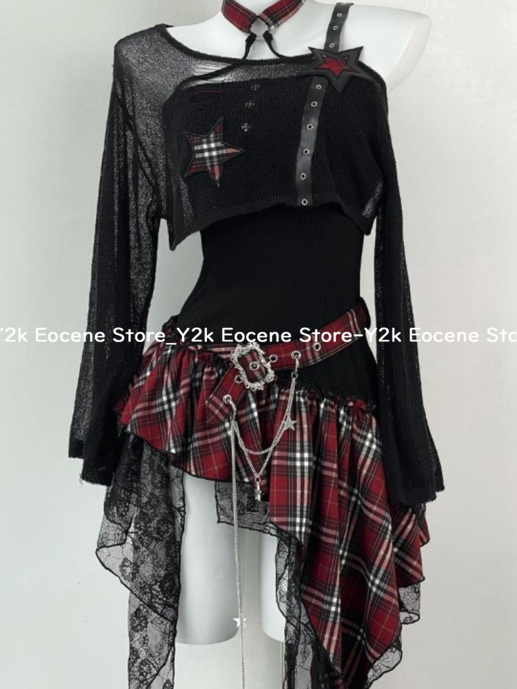 2000s Y2K Spicy Girl Design Ir - Ruched Dress Mini ulasan dan harga