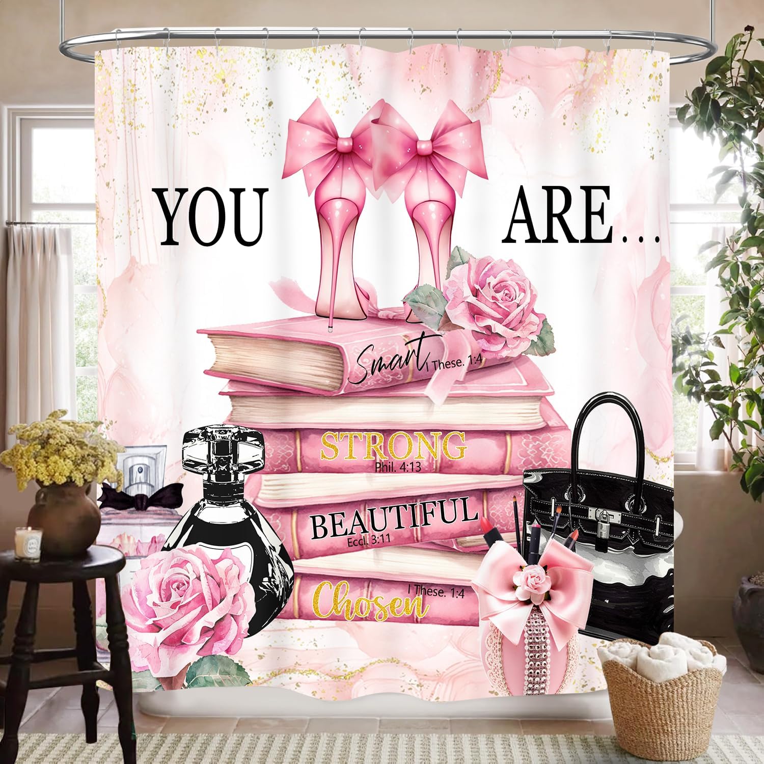 Fashion Woman Shower Curtain f - Women'S Fashion Magazine ulasan dan harga