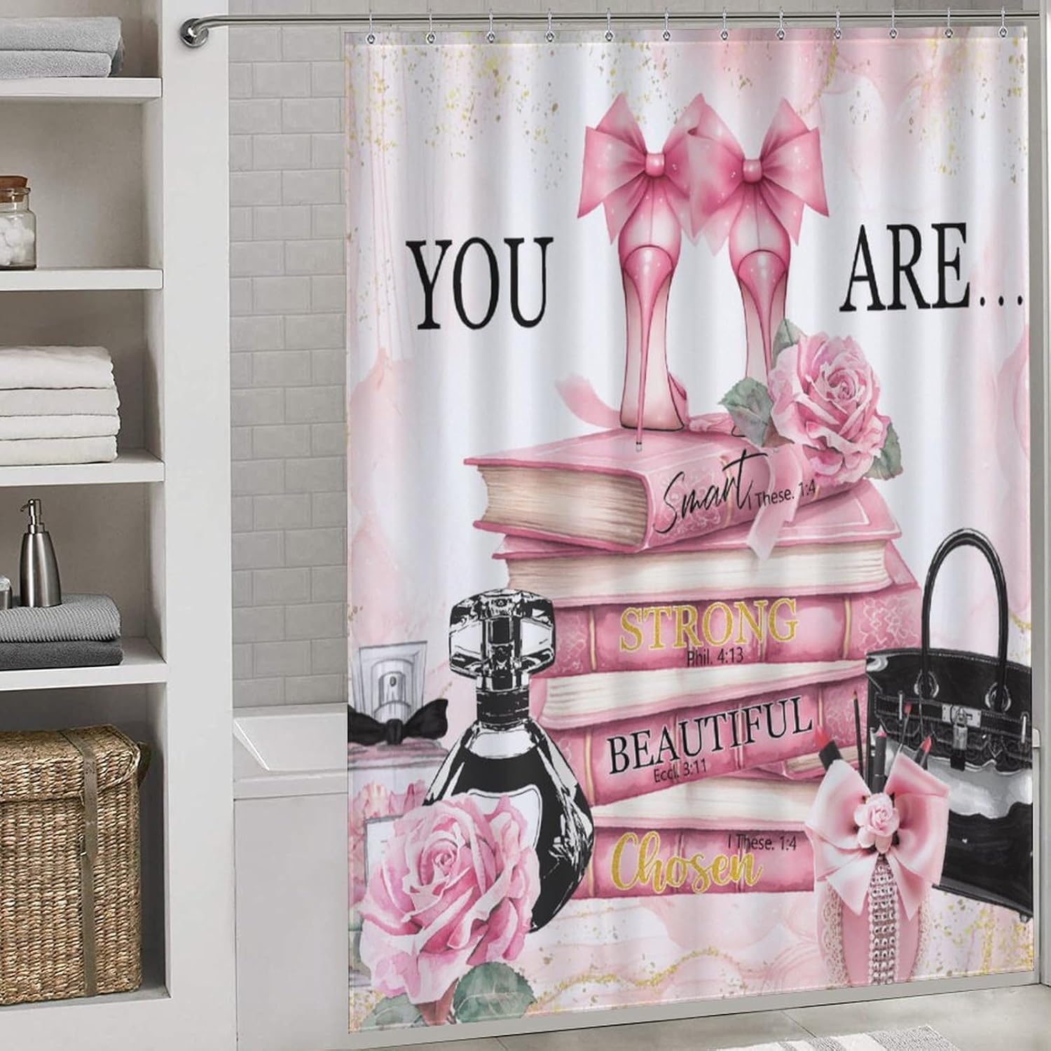 Fashion Woman Shower Curtain f - Women'S Fashion Magazine ulasan dan harga