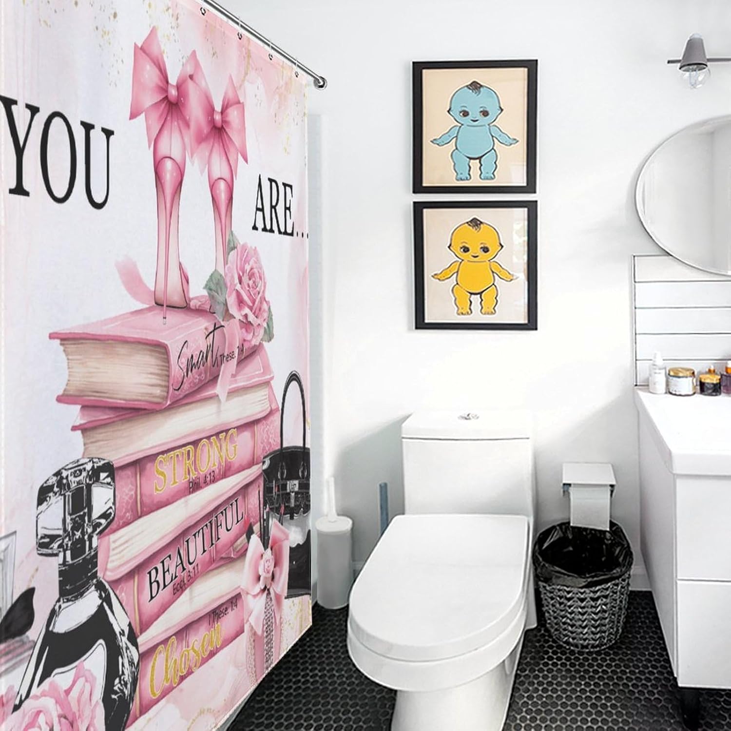 Fashion Woman Shower Curtain f - Women'S Fashion Magazine ulasan dan harga