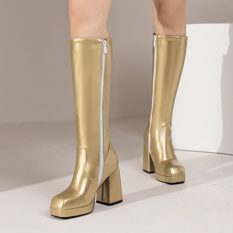 Green Winter Women Platform Kn - Winter Fashion Women Boots ulasan dan harga