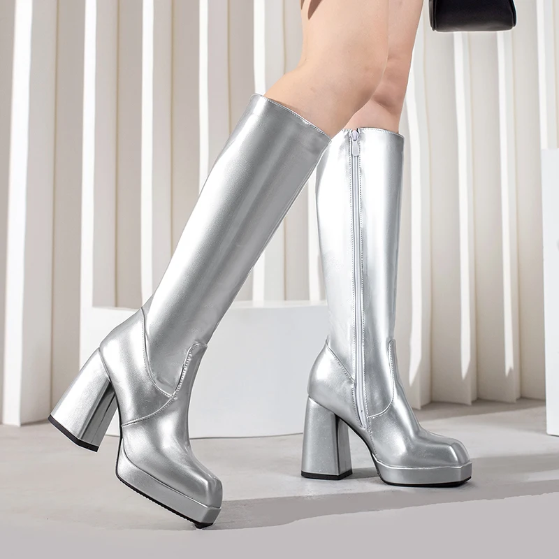 Green Winter Women Platform Kn - Winter Fashion Women Boots ulasan dan harga