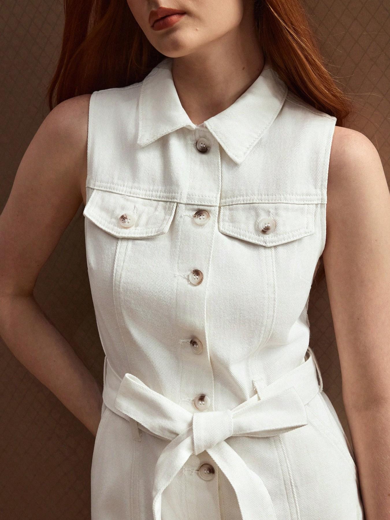 Summer Dress! Sleeveless Waist - Ruched Dress Mini ulasan dan harga
