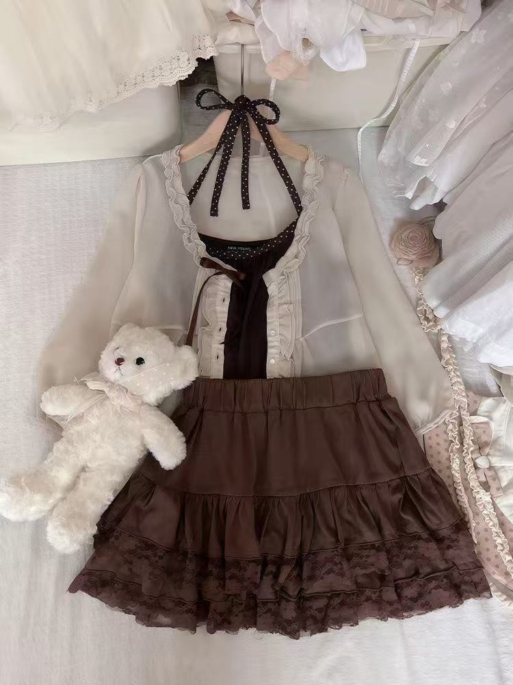 Vintage Hapanese Style Sets Wo - Ruched Dress Mini ulasan dan harga