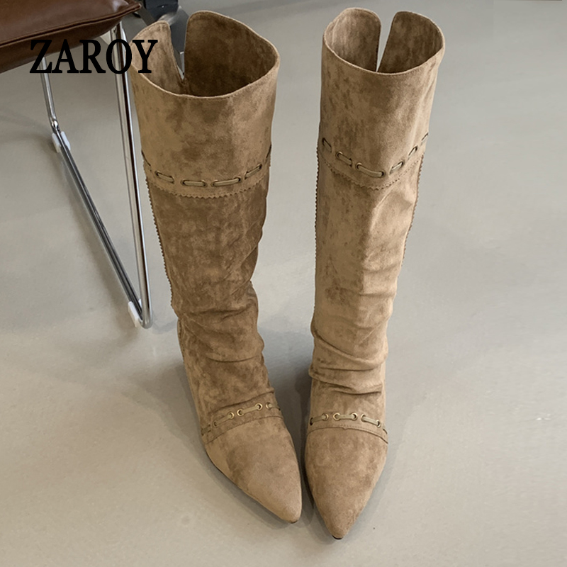 ZAROY Winter Women Boots Fashi - Winter Fashion Women Boots ulasan dan harga