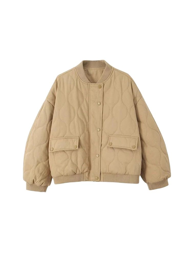 Women Fashion Oversized Thick  - Women'S Fashion Bomber Jacket ulasan dan harga