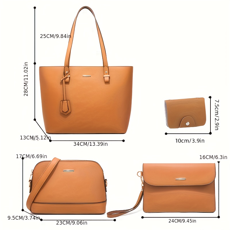 4pcs Fashion Women's Bag Sets  - Crossbody Bag Women ulasan dan harga